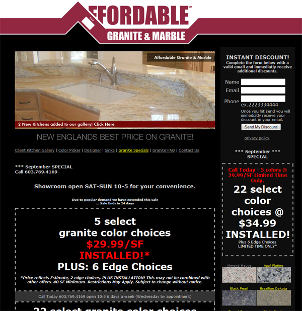 Granite Website Design