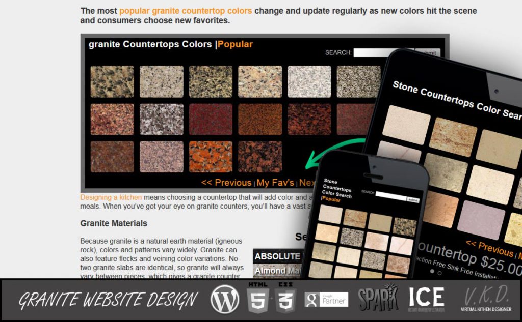 1000 Granite Color Search
