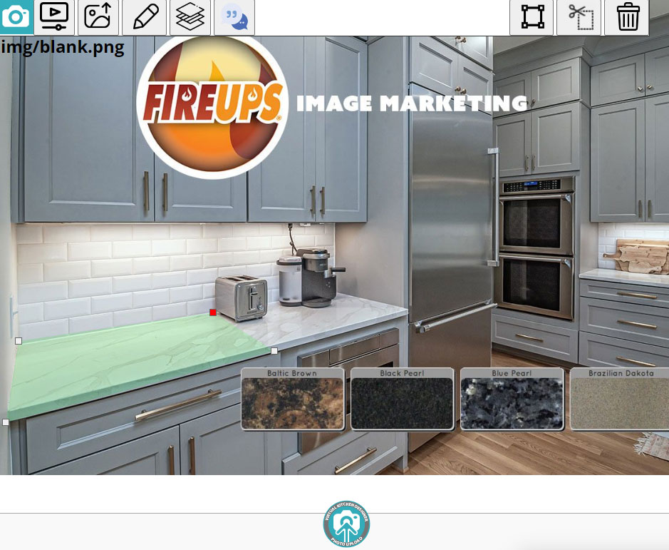 Kitchen Countertop Visualizer Upload