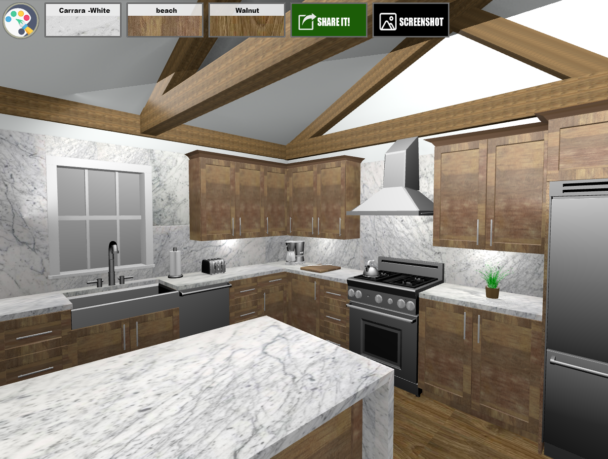 3d virtual kitchen designer