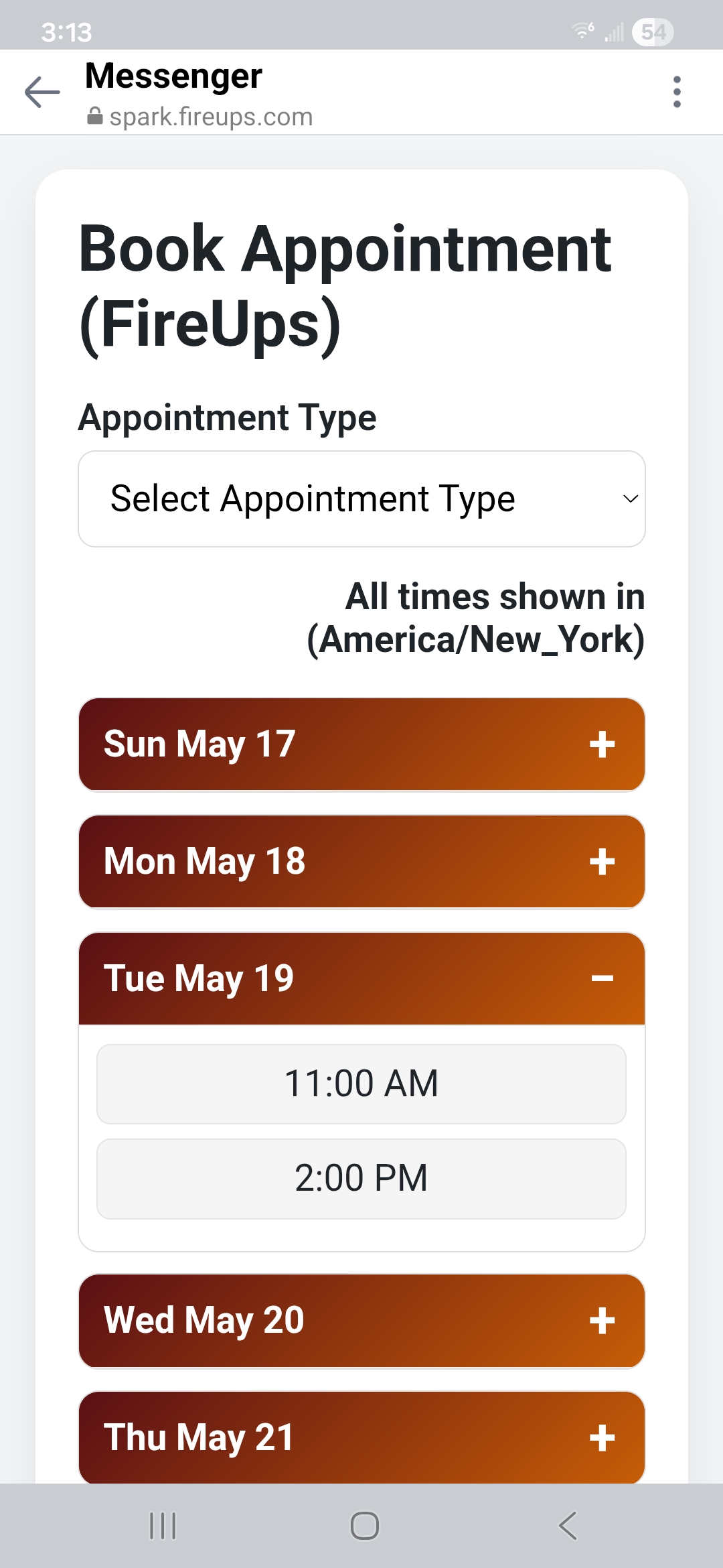 cta appointments who knew